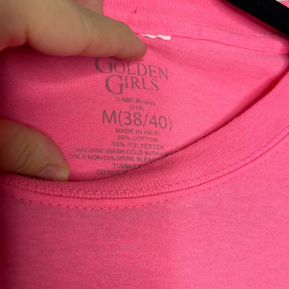 The Golden Girls Stay Golden Pink Graphic Women's T-Shirt Size Medium - Picture 6 of 6